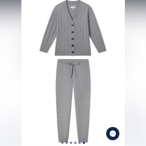 LAKE Vesper Jogger Set in Gainsboro Gray - size small - new with tags